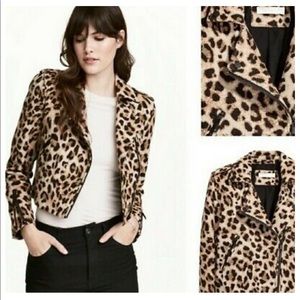 H&M Cropped Biker Jacket